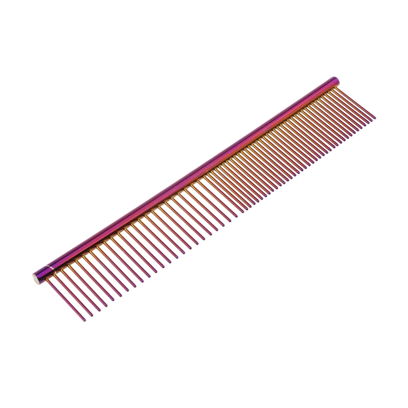 1pc Dog Comb Stainless Steel Hair Trimmer Grooming Cleaning Modeling Pet Tools Remove Falling | Дом и сад