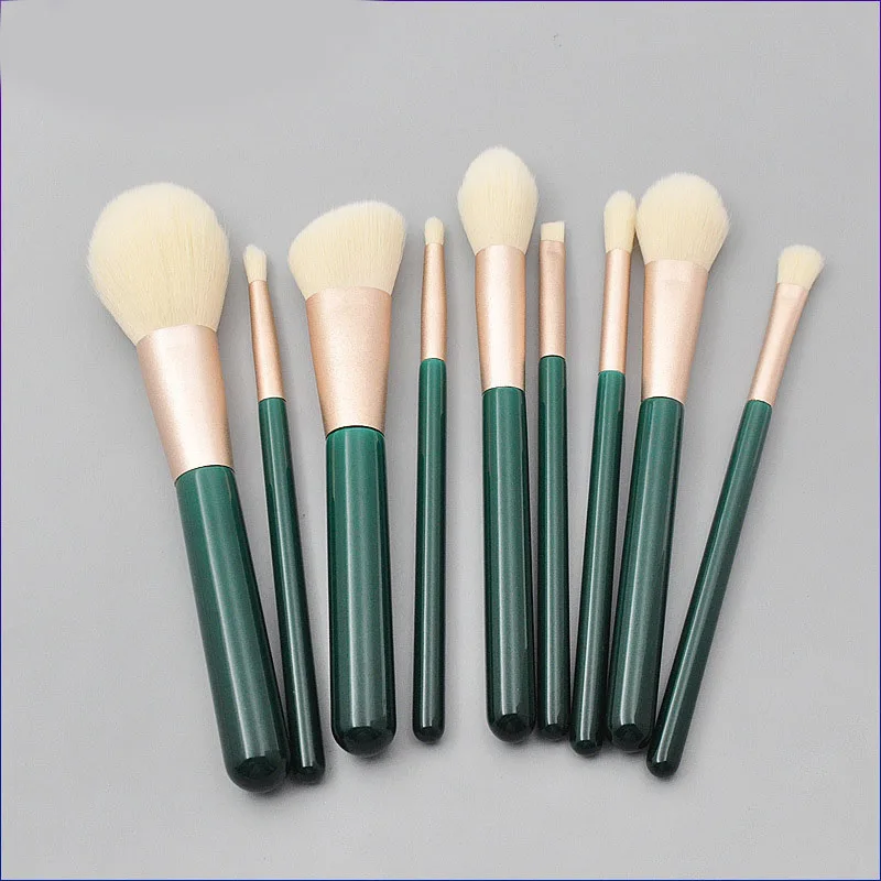 9 шт. Модный высококачественный набор кистей для макияжа основа румяна тени век