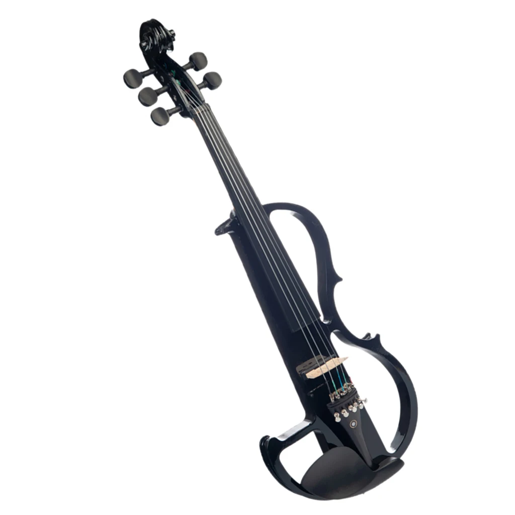 4/4 электрическая скрипка полноразмерная деревянная 5 фотоэлементов с луком для