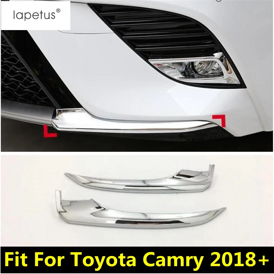 Аксессуары Lapetus подходят для Toyota Camry 2018 2021 ABS передняя головка бампера нижняя
