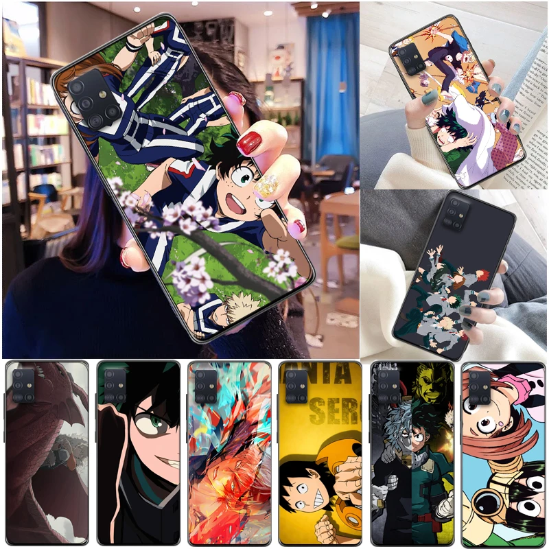 

My Hero Academia Tomura Boku Dabi Shigaraki Bakugou Katsuki Todoroki Shouto Phone Case For Samsung Galaxy A51 4G Funda Cases