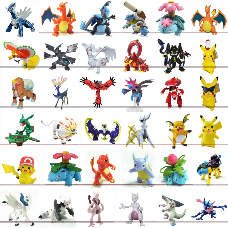 Кукла-Покемон коллекция игрушек Mega Charizard Absol Wartortle Kyogre Arceus Zekrom Reshiram Genesect Aggron |