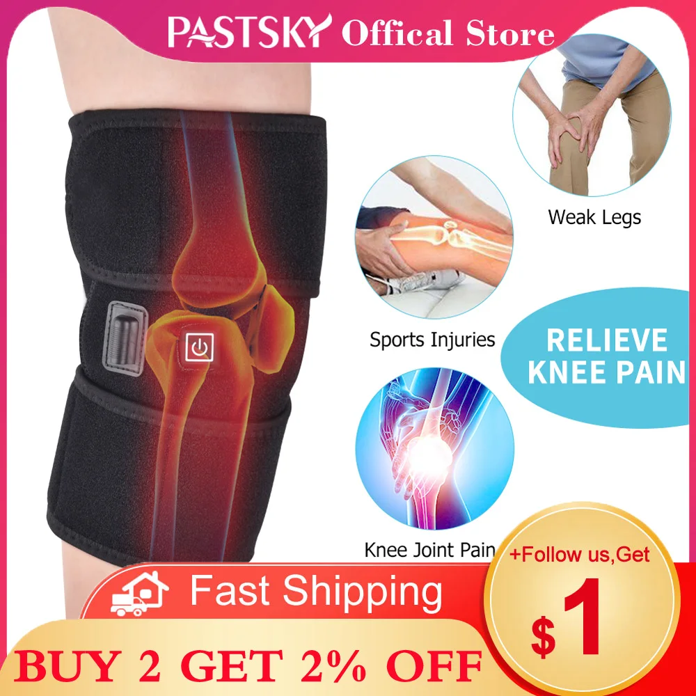 Инфракрасная нагретая коленная Скоба для поддержки артрита обертка массажер