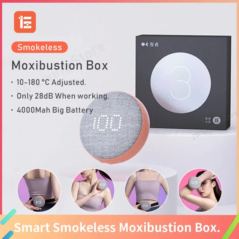 Xiaomi Mijia Xiao Ai 3 Generation Smart Moxibustion Box Wireless Portable Electronic Smokeless Moxibustion Device