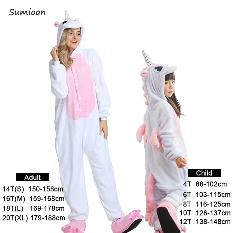 Kuguurumi Onesie/Детская Пижама; Пижама с единорогом для мальчиков и девочек; зимняя одежда для сна для женщин; Пижама с изображением панды и льва для костюмированной вечеринки; Детские пижамные комплекты