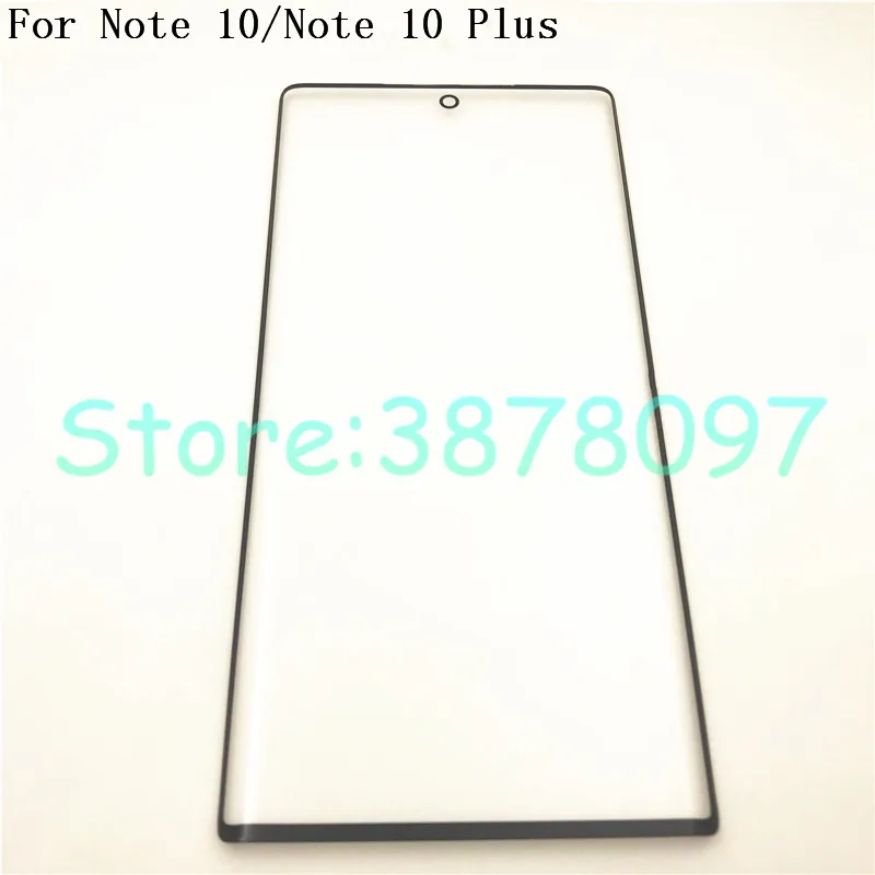 Передний сенсорный экран внешняя стеклянная Замена объектива для samsung Galaxy Note 10 N970 и Note 10 Plus N975 сенсорный экран