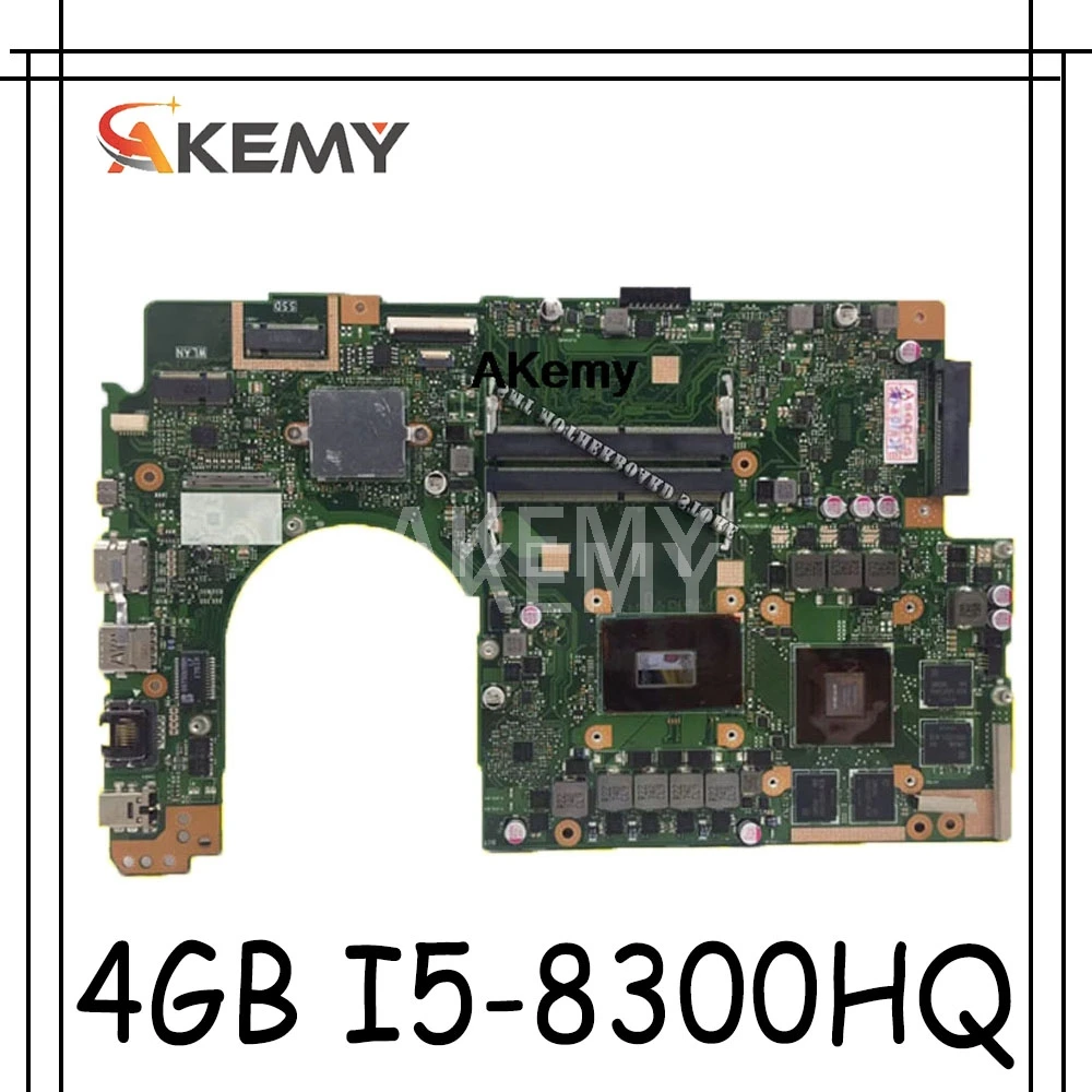 

Для For Asus VivoBook Pro 15 N580G N580GD NX580G NX580GD материнская плата для ноутбука Mainboard с/GTX1050/4 ГБ I5-8300HQ