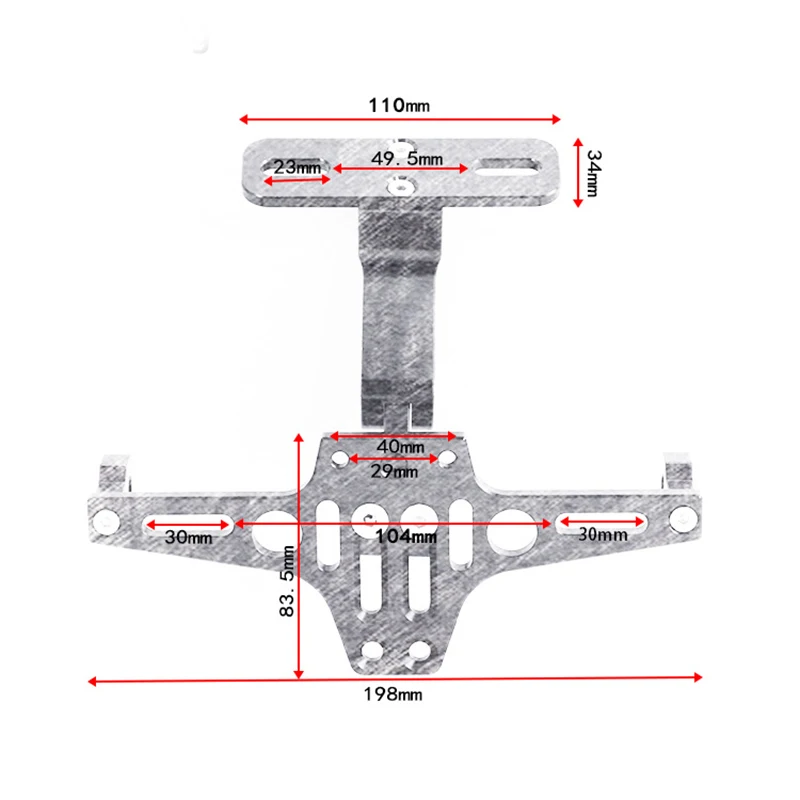 Держатель заднего номерного знака мотоцикла и указатель поворота для Honda Для