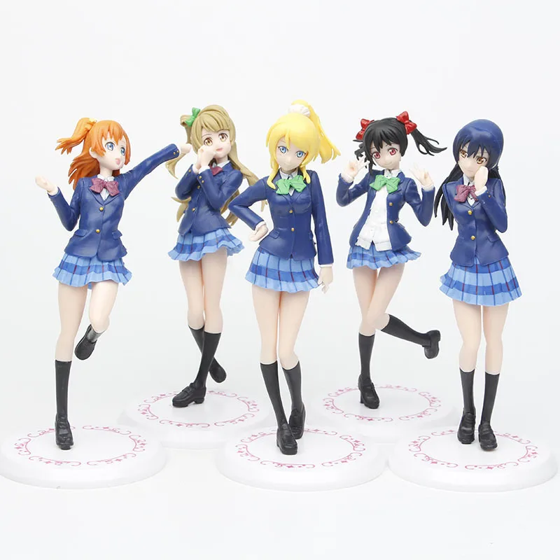 

5/9pcs set LoveLive!School idol project Action Figure Kousaka Honoka Kotori Minami Ayase Eli Sonoda Umi Figurine Doll Toy