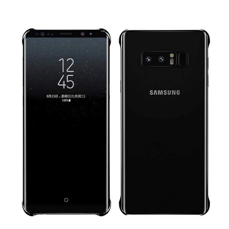 Black Samsung противоударный чехол для телефона, мягкий чехол для samsung Note 8, N9500, N950F, SM-N950F, NOTE8, стелс, ТПУ, чехол для мобильного телефона - Цвет: Black