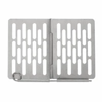 folding barbecue basket mini bbq grill basket stainless steel portable grill basket outdoor camping wood stove accessories