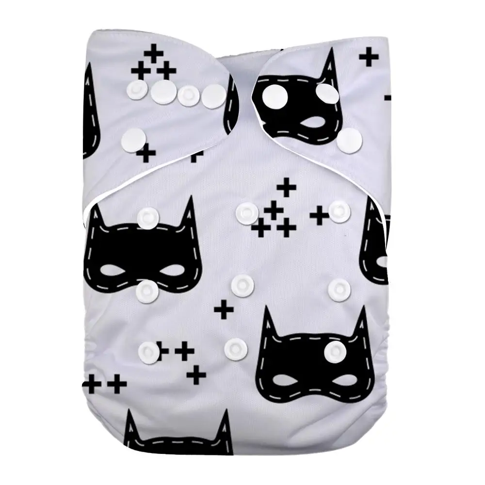 Детский многоразовый моющийся тканевый подгузник LilBit новый дизайн с принтом |