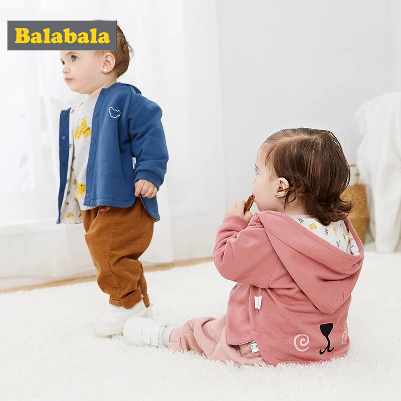 Balabala/Осенняя куртка для маленьких мальчиков и девочек 2019 г. Детская верхняя