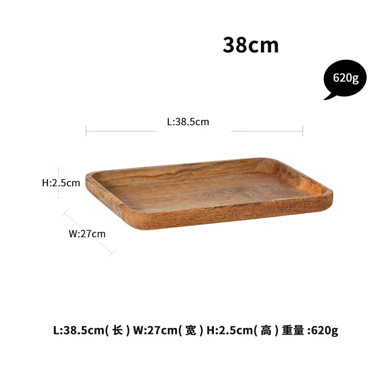 Манго Деревянный Поднос домашний нордический чайный столик поднос большой