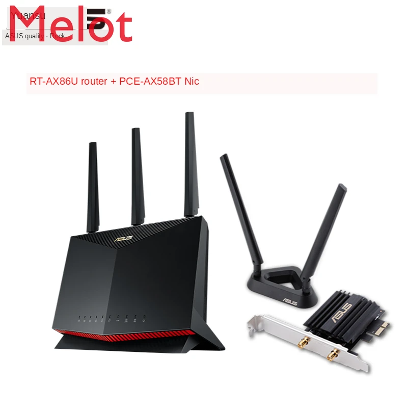 

RT-AX86U High-Speed Gigabit Dual-Frequency 5700m Wifi6 Letter 1000m Ax