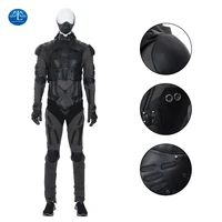 dune cosplay costume with jumpsuit vest gloves face mask leggings pauldrons hat