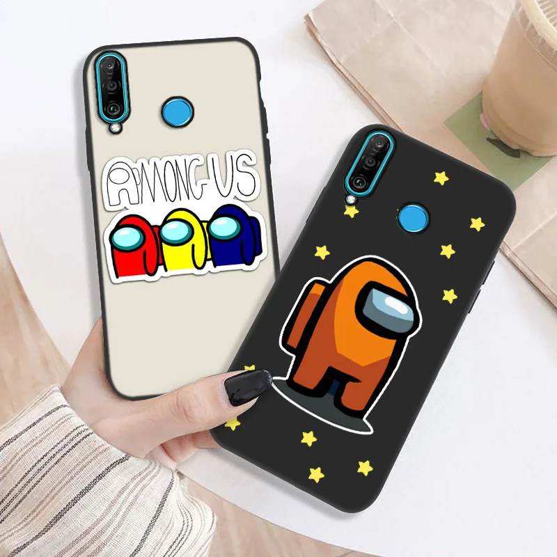 

Game Among Us Phone Case For Huawei Mate 20 Lite Pro Case On Huawei Nova 5T Mate 40 30 Plus Nova 7 Pro 5i 5 X Art Painting Cover