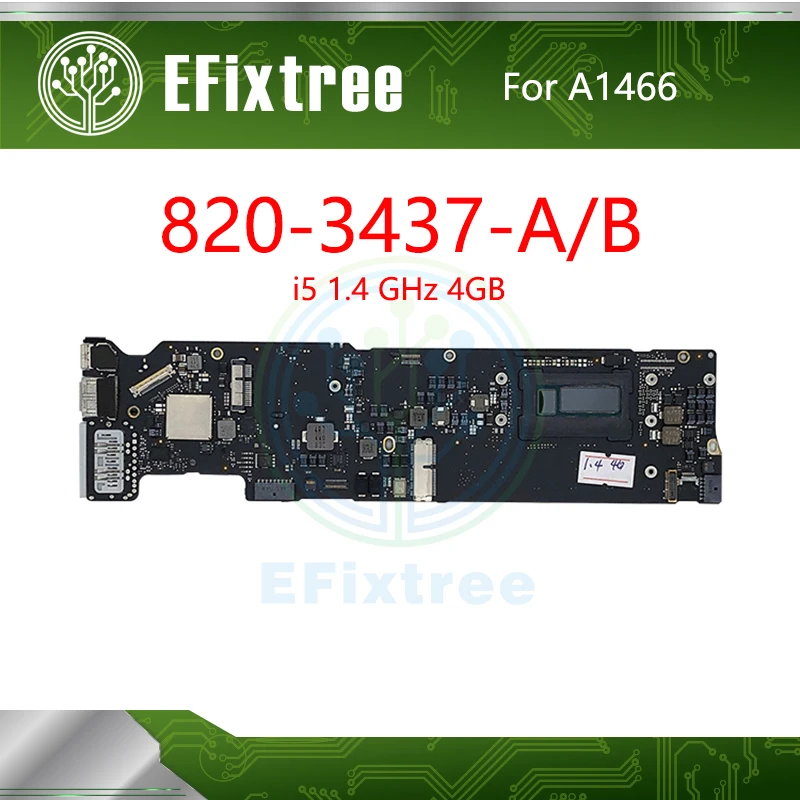 

Tested 820-3437-A 820-3437-B Tested A1466 Motherboard For MacBook Air 13" A1466 Logic Board, 1.4GHz i5 4GB Early 2014 EMC 2632