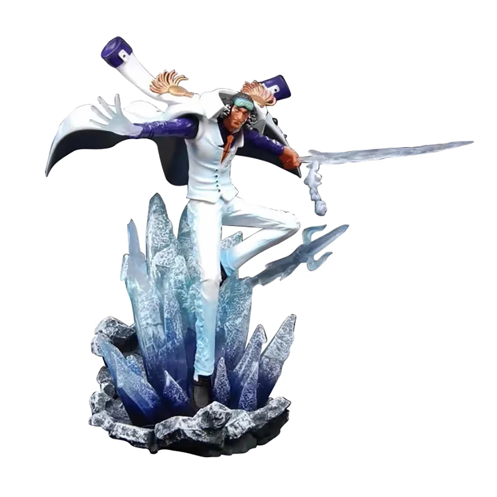 One Piece GK Kohza аниме экшн фигурка модель морской флот 34 см Боевая голубая статуя