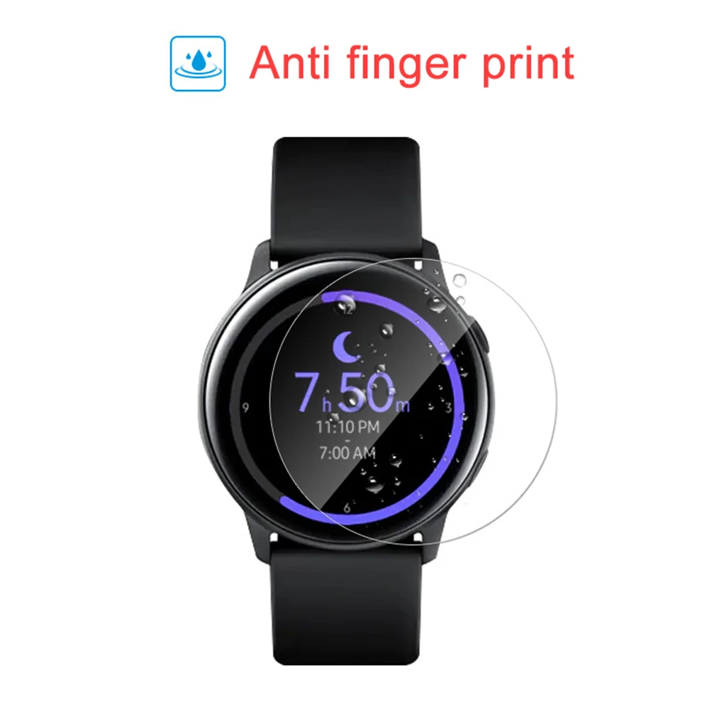 5 шт. Противоударная пленка высокой четкости для samsung Galaxy Watch Active SM-R500 Смарт-часы Взрывозащищенный протектор экрана