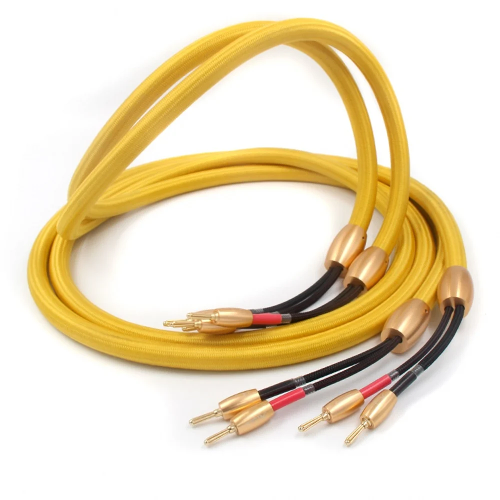 Accuphase One Number OFC Чистая медь аудио кабель для динамика покрытый банановым штекером