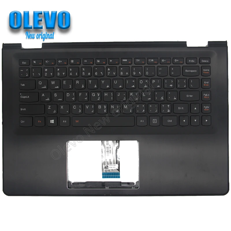 High quality 5CB0J34044 for Lenovo Flex 3-1470 YOGA 500-14ISK Laptop keyboard plamrest  NorBes Layout with backlit tested