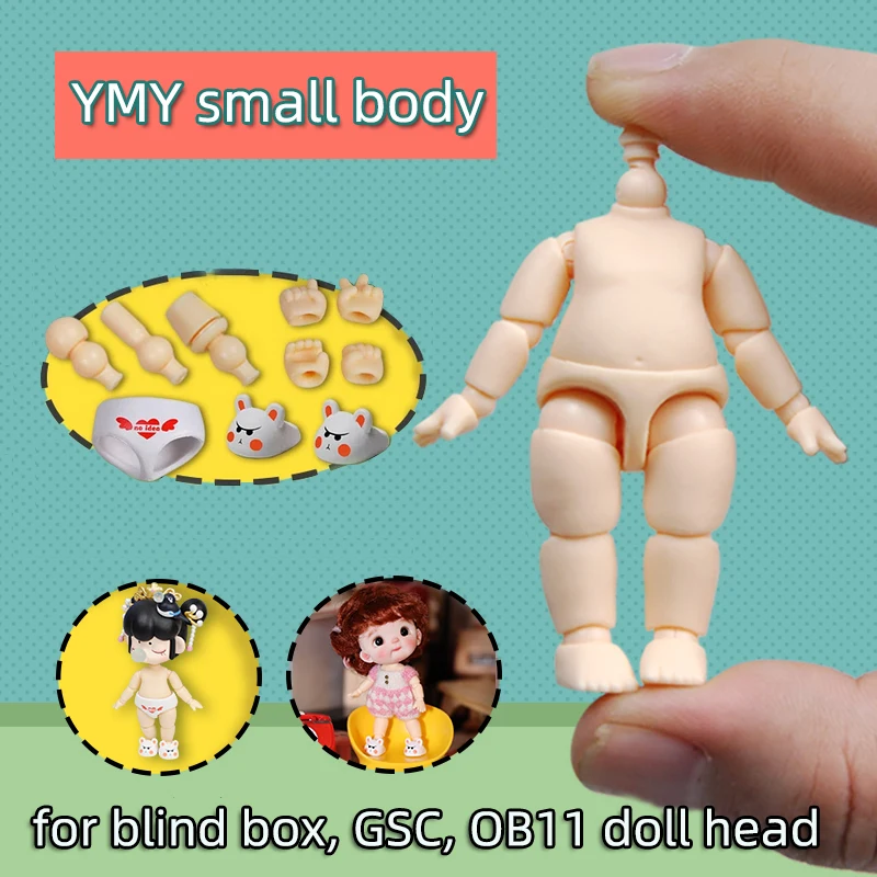 

YMY Body Small Body Can Be Connected To BJD Doll Head GSC OB Joint Body Movable Doll Accessories Shoes Clothes