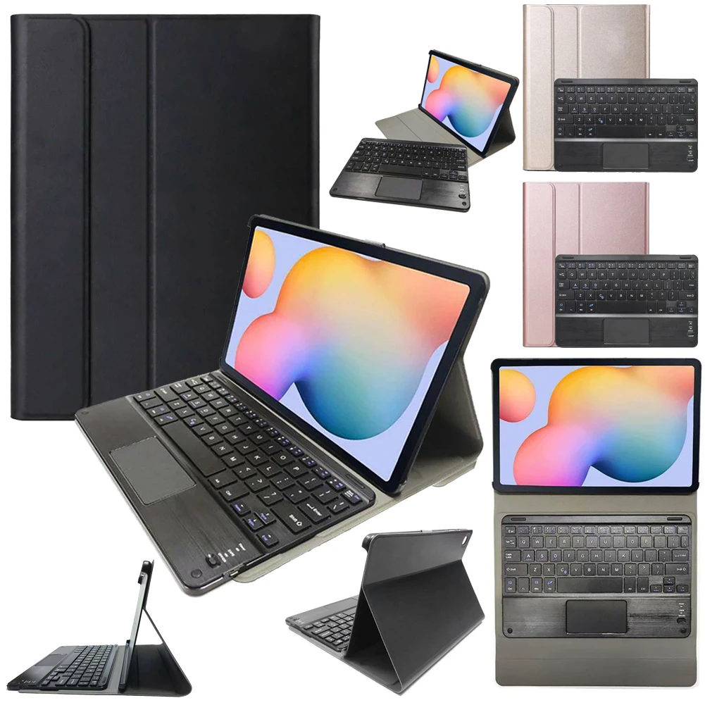 

Чехол-подставка для Samsung Galaxy Tab S6 Lite 10,4, 2020, P610, P615, с беспроводной клавиатурой и подставкой