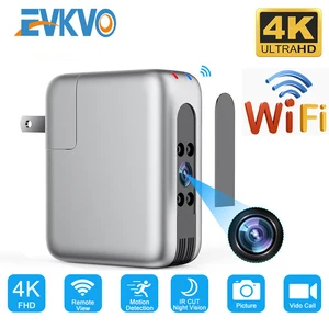 mini wifi plug camera usb charger 166 wide lens 4k fhd wireless ip camcorder night vision security video recorder monitor motion free global shipping