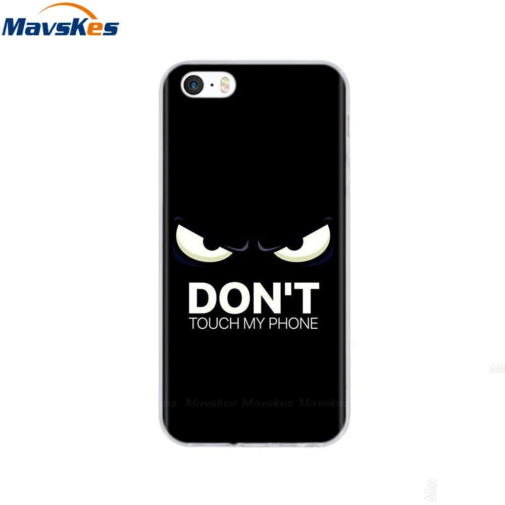 For iPhone 5s SE 5 Case Cover Silicone Soft TPU Cover Print Flower Cute Animal Phone Case For iPhone 6s 6 7 8 Fundas Cases