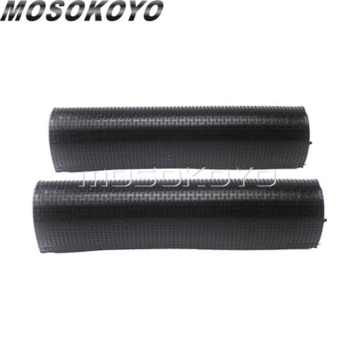 Black Передняя вилка мотоцикла Защитная крышка амортизатора для Honda CRF CRM CR Yamaha WRF YZF Suzuki dr-z RMZ Enduro Dirt Bike - Цвет: Black