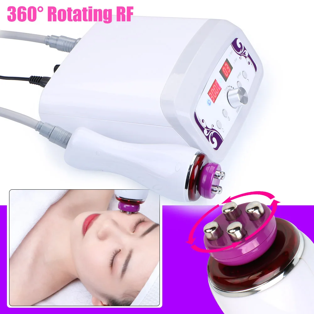 Rotating 360° Mini Home Use RF Skin Rejuvenation Radio Frequency Aniti Wrinkle Beauty Machine