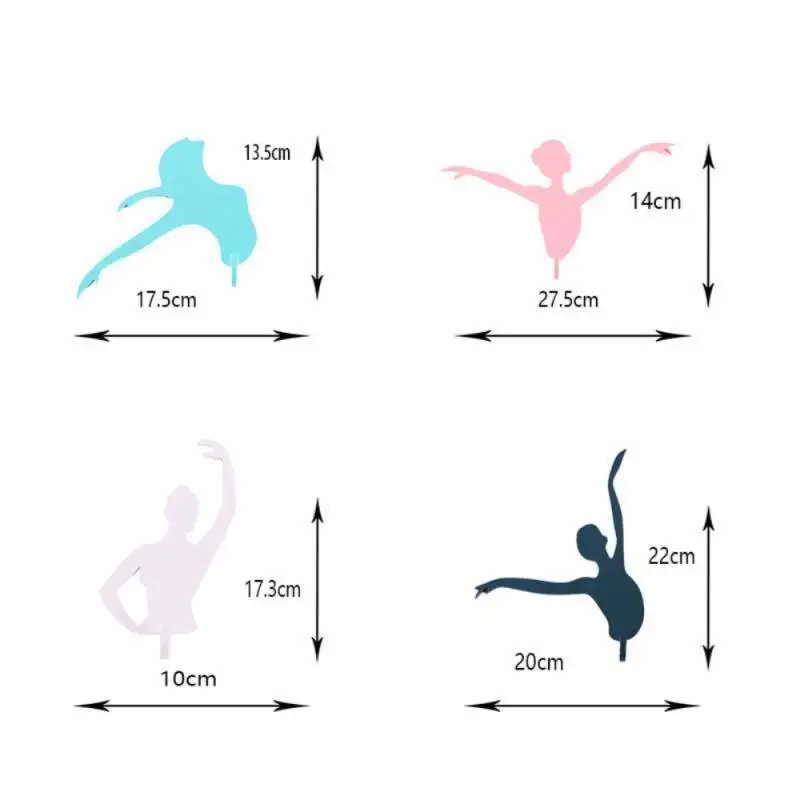 

Creative Cute HooksTraceless Ballet Dancer Nail-free Wall Clothes Hook Kids Room Decorative Key Hanging Hanger Kitchen Storage