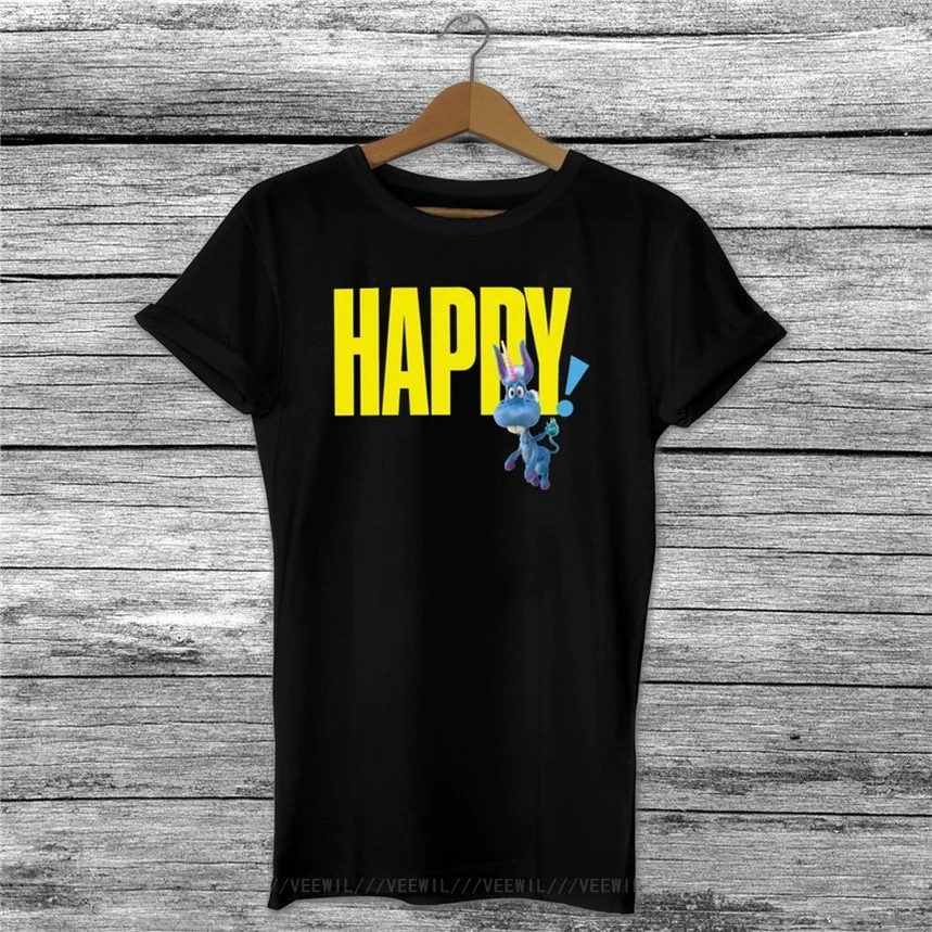 

Футболка унисекс с логотипом сериала «Happy Netflix»