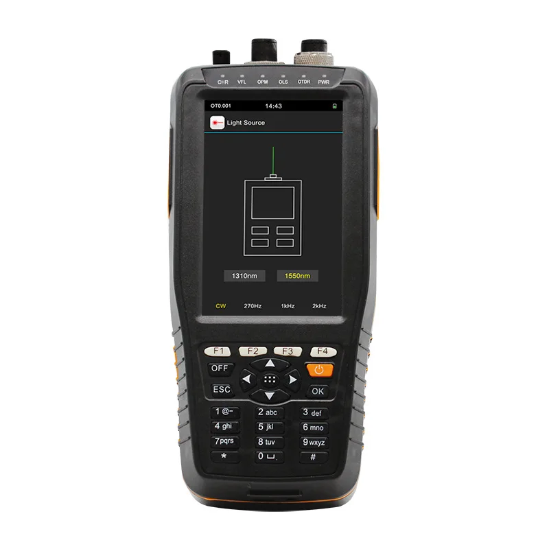 OTDR 1310 1550nm 1610nm with VFL/OPM/OLS Touch Screen OTDR 3m to 60km Range Optic Instrument Fiibra Optica Fiber Tool