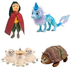 Настоящие фигурки из аниме Disney, мягкие плюшевые куклы с рисунком Raya and The Last Dragon Sisu Dyan Pan Uka Tuk, плюшевые игрушки для детей
