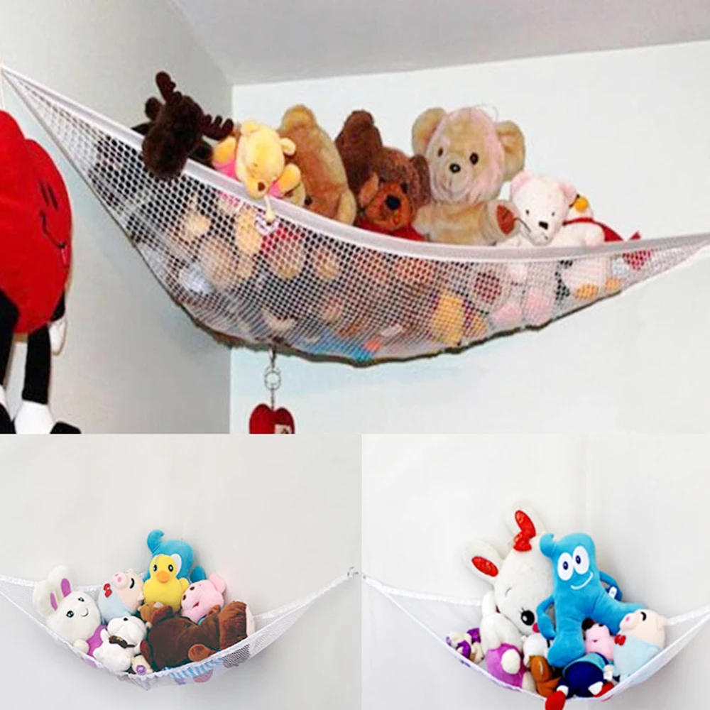 OEAK Полезная большая детская игрушка мягкий плюшевый гамак для хранения сетка