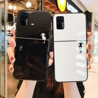 Чехол для Xiaomi Redmi Note 10 pro Max Mi 11 Lite 10s, роскошный Твердый чехол с кошачьими тенями и закаленным стеклом для Xiaomi Mi 10t, 11i, 11 Ultra