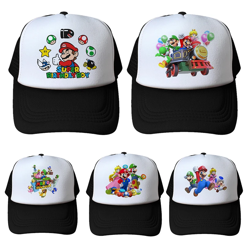 Бейсболка с надписью «Super Mario», для 