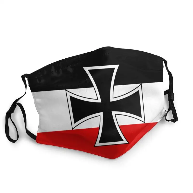 

Flag Of German Empire Mask Men Women Anti Haze Dust National flag Mask Protection Cover Respirator Non-Disposable Mouth Muffle