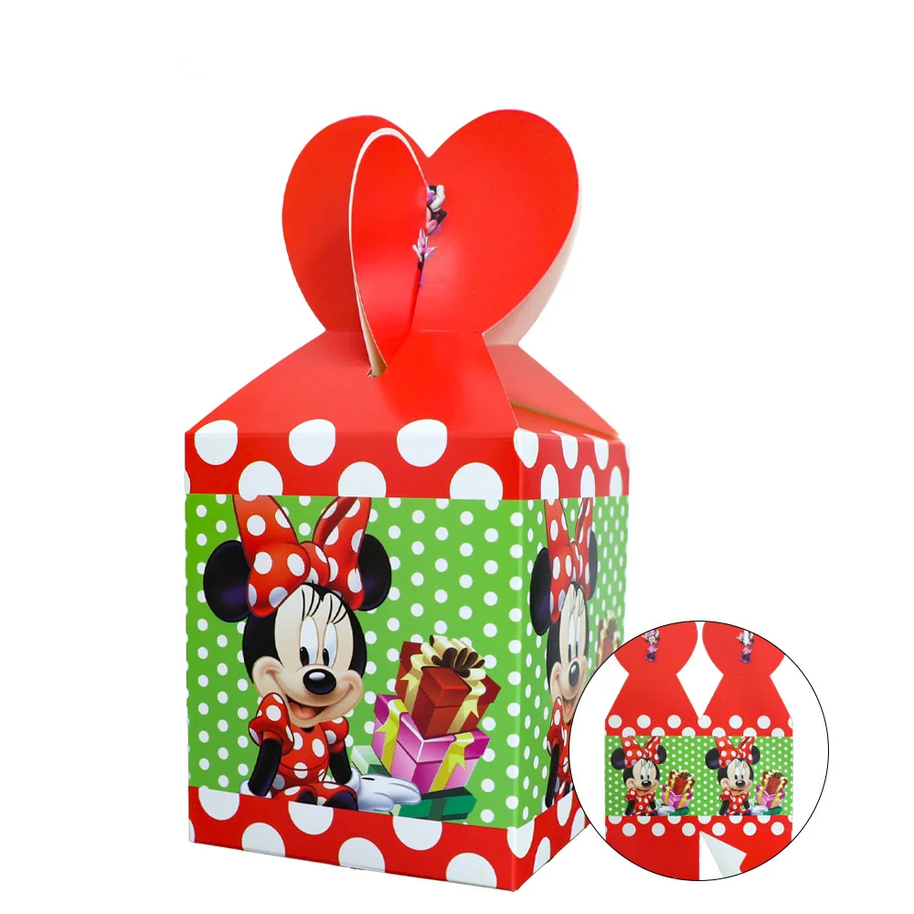 Disney Red Minnie Mouse Theme Birthday Party Supplies Cup Plate Kids Girl Decoration Disposable Tableware Set | Дом и сад