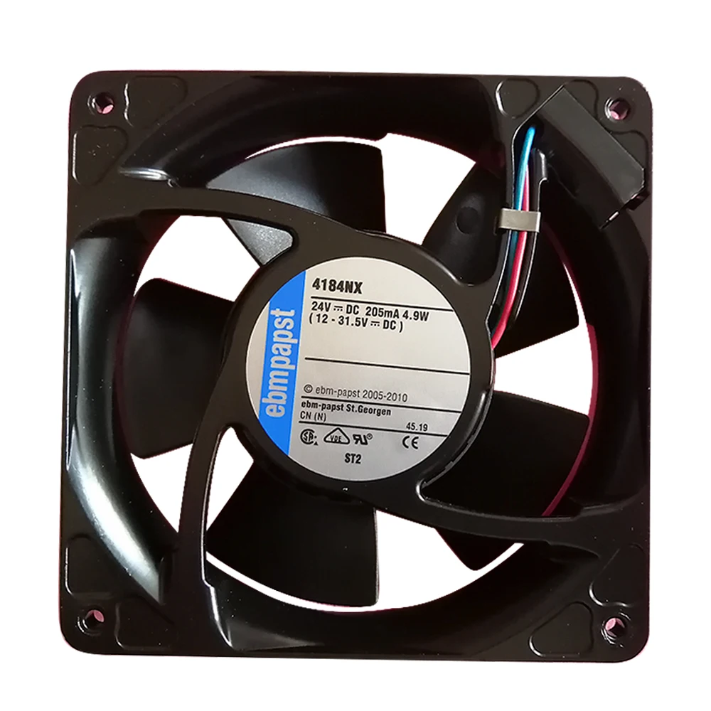 ebmpapst 4184NH 120*120*38mm 24V 11W metal frame cooling fan 0.45A DV24V Axial | Обустройство дома