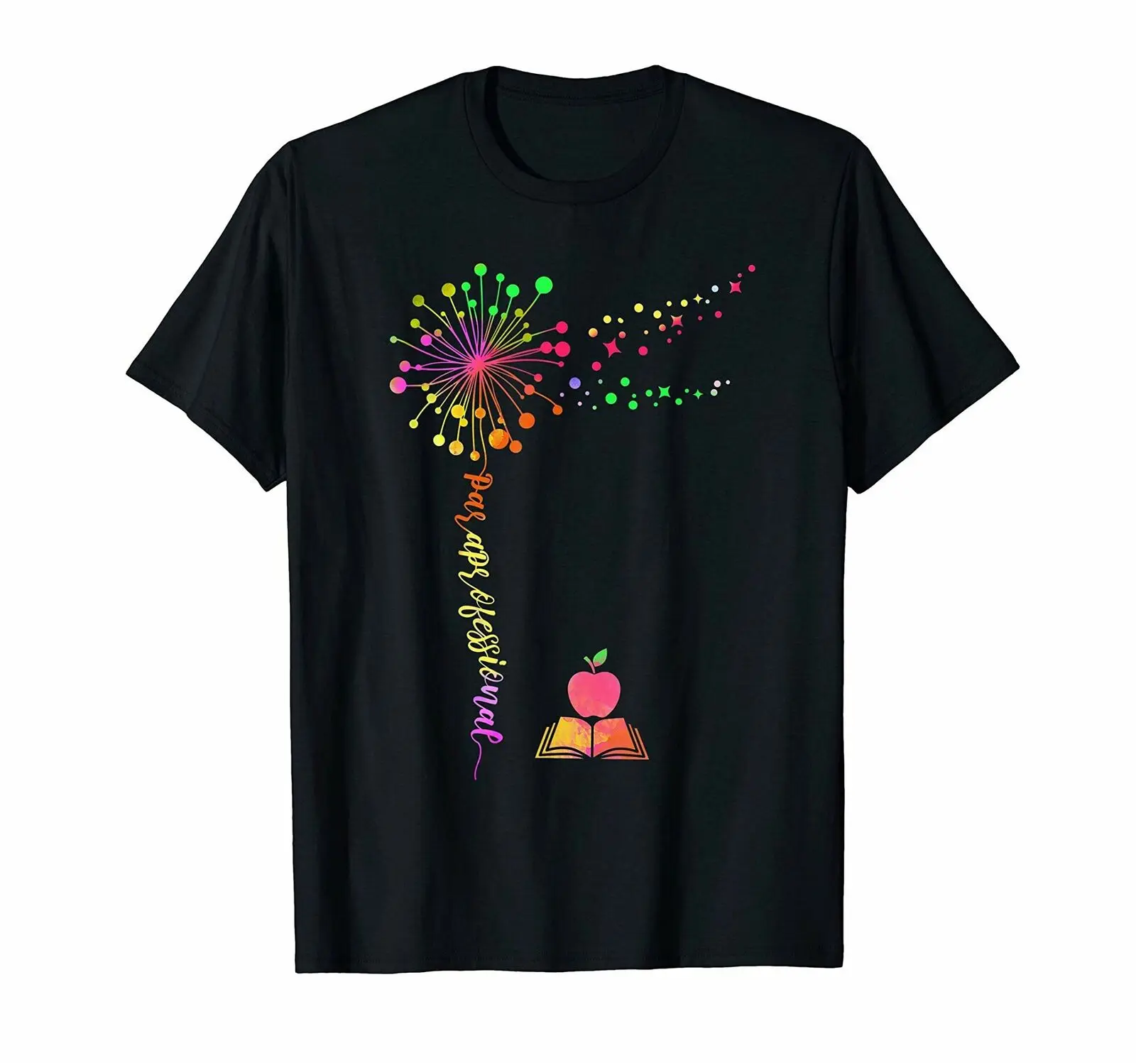 

2021 Summer Men T-shirt Dandelion Flower Paraprofessional Cute Teacher Print Street Cotton O-neck High-quality Oversized T-shirt