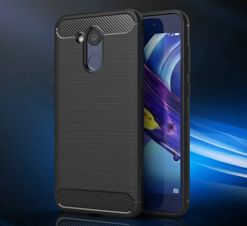 YSW для Huawei Honor 6C Pro Чехол из углеродного волокна Мягкий ТПУ Матовый противоударный