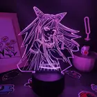 Аниме Danganronpa светодиодные фигурки Ibuki Mioda Night Lights крутой подарок для друга RGB Game лавовые лампы спальня прикроватная тумбочка украшение для стола