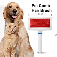 pet grooming comb shedding hair remove needle brush slicker massage tool cat dog grooming brush pet comb pet accessories supplie