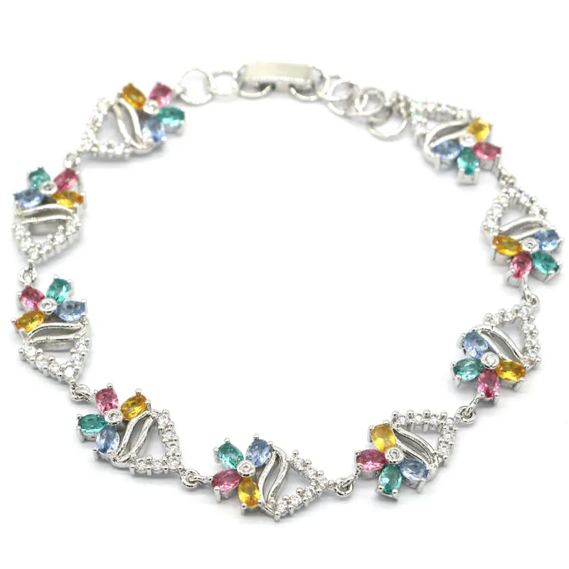 21x10 мм Мульти Цвет создан цитрин Аквамарин турмалин фиолетовый танзанит циркония