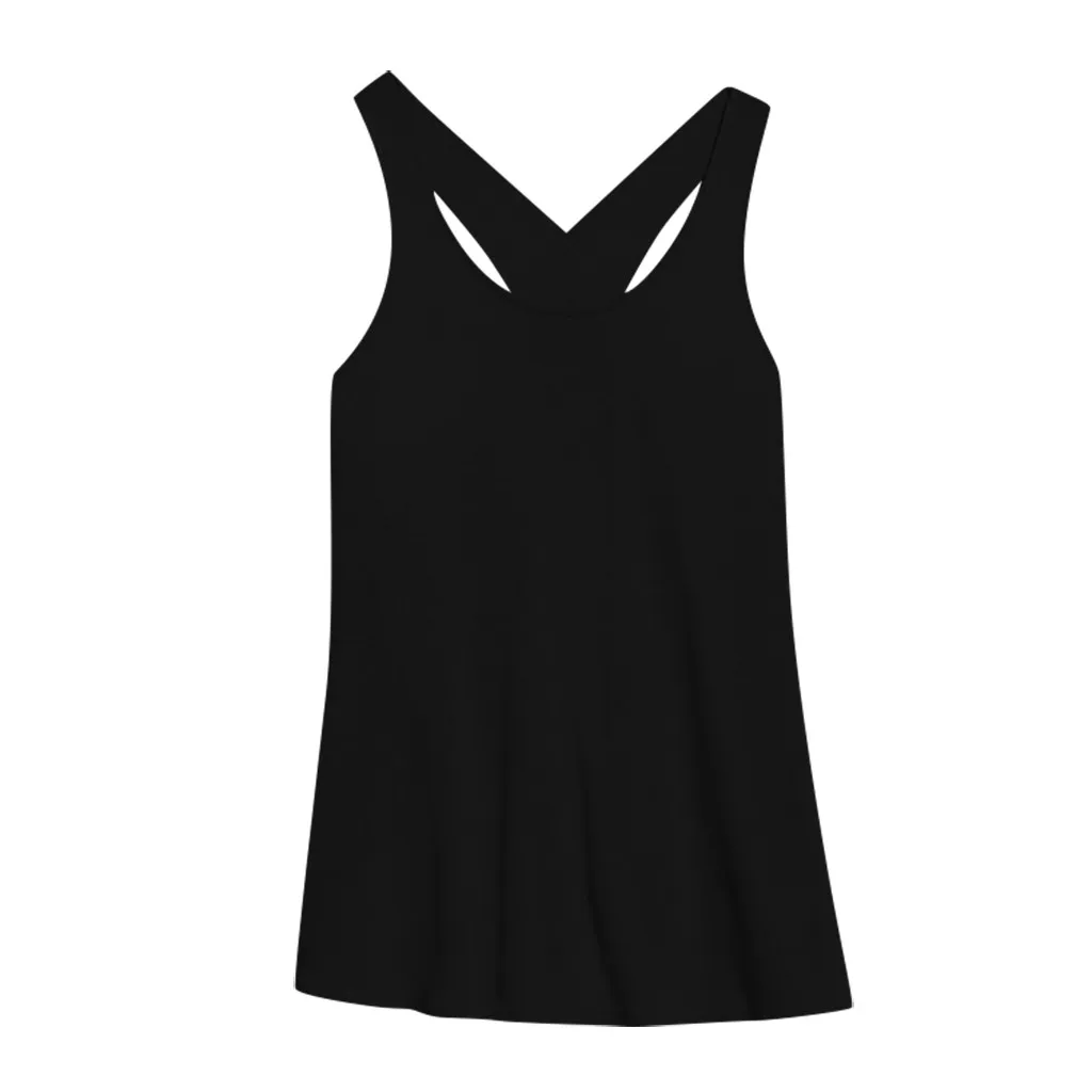 1 шт. Женская Повседневная бандажная рубашка с перекрестной спиной для йоги без