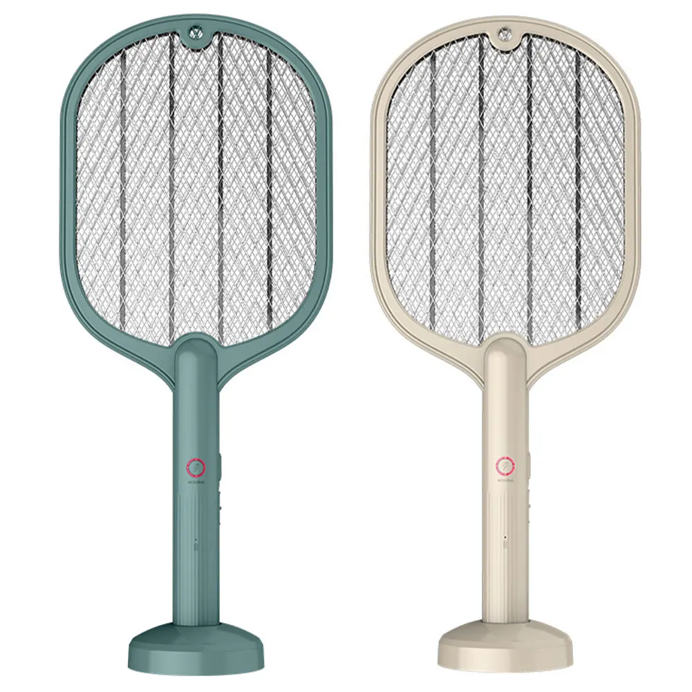 

Summer Mosquito Swatter Zapper Fly Catcher Photocatalyst Mosquito Killer With LED Light For Zap Flying Insects Thunder Green