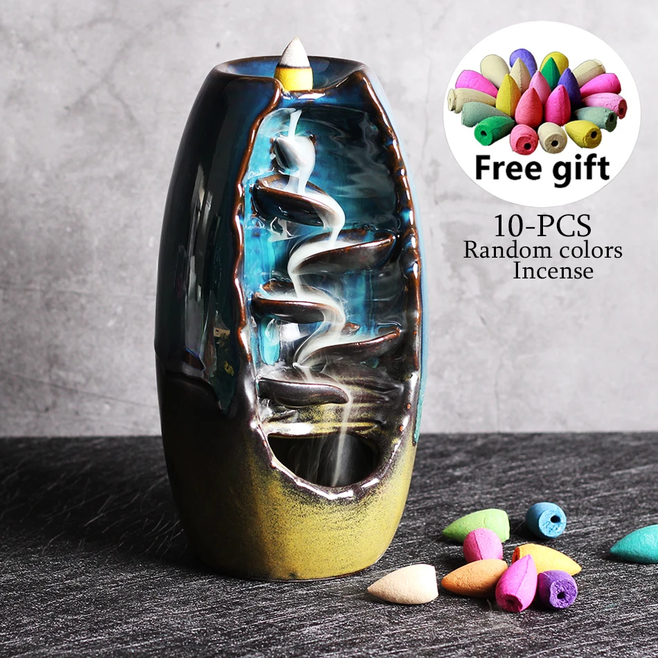 2020 Бесплатная доставка 10 шт. Ладан горная река ремесленных держатель